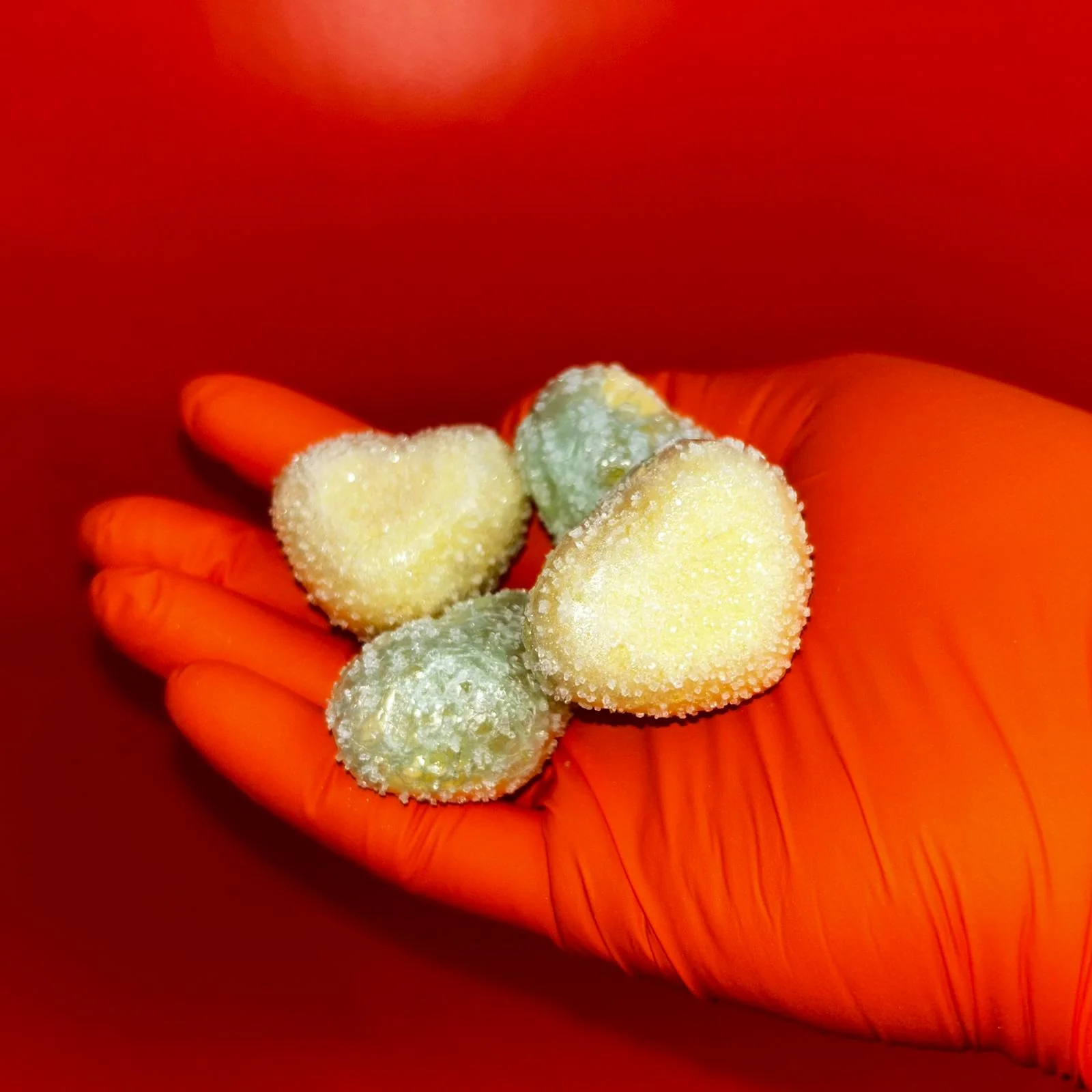 Apple and Custard Hearts x 8 Pieces - Freeze Dried Sweets - Image 3