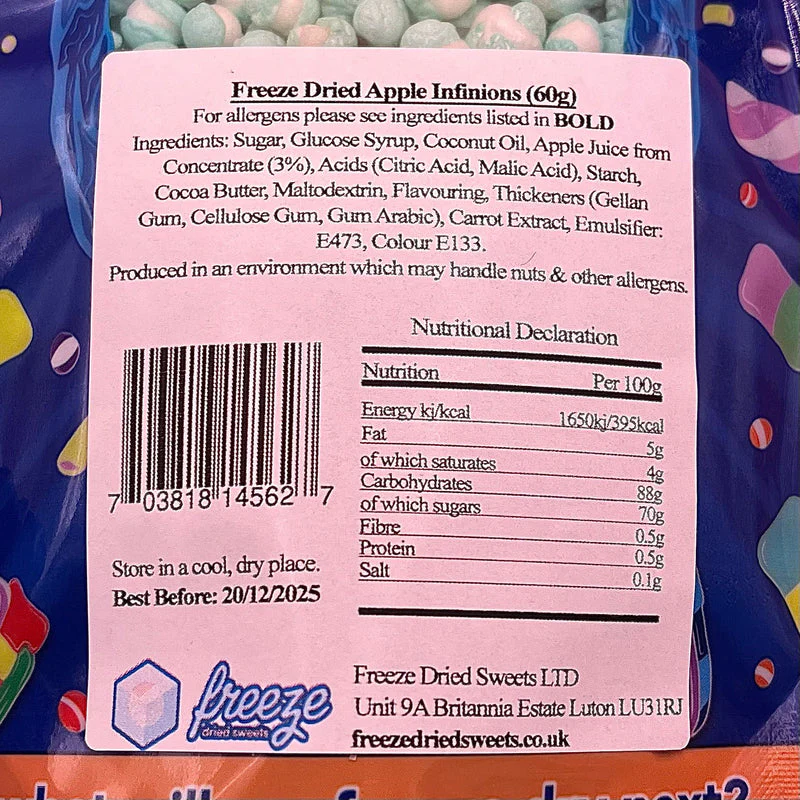Apple Millions 60g - Freeze Dried Sweets - Image 3