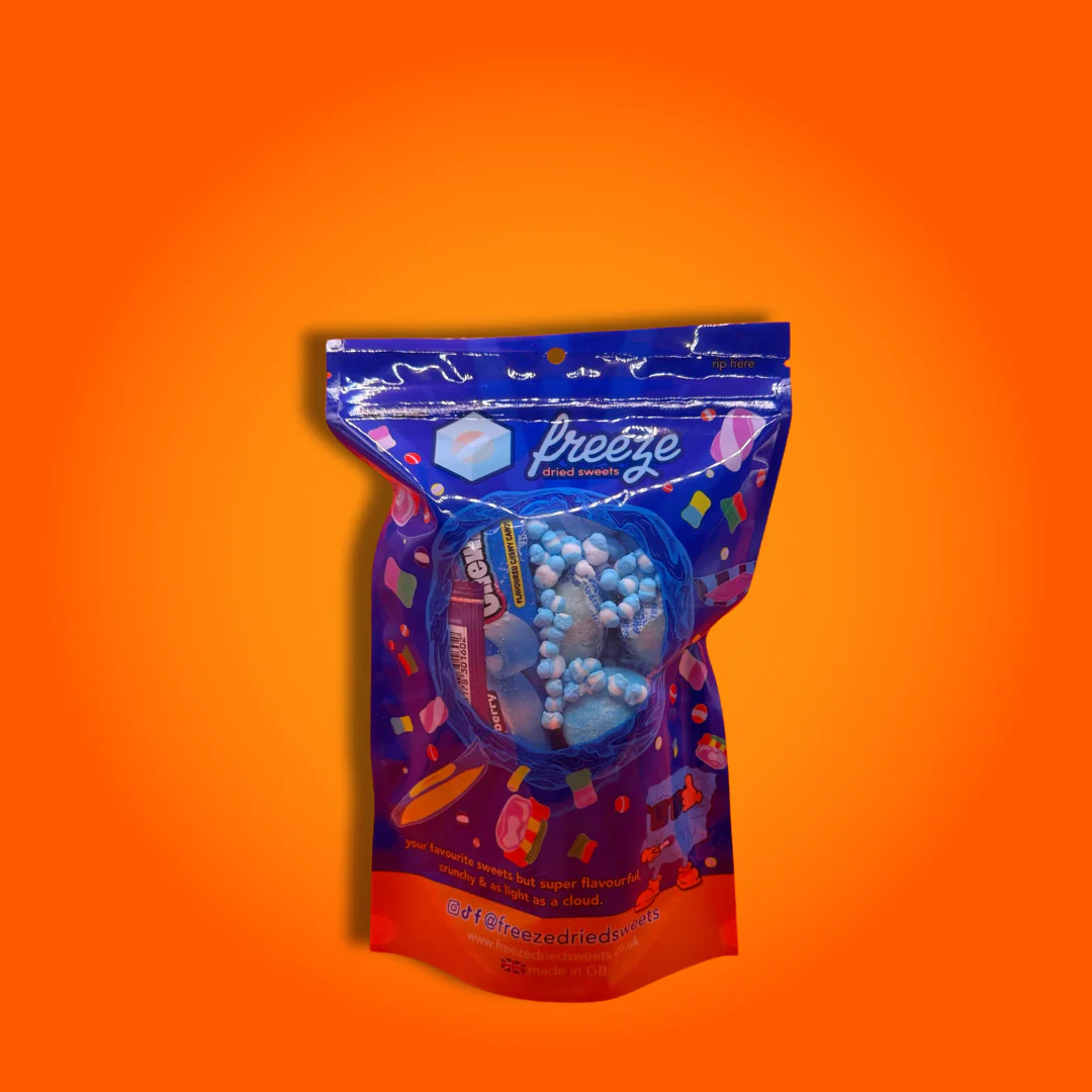 Blue Mix Approximately 125g - Freeze Dried Sweets - Image 2
