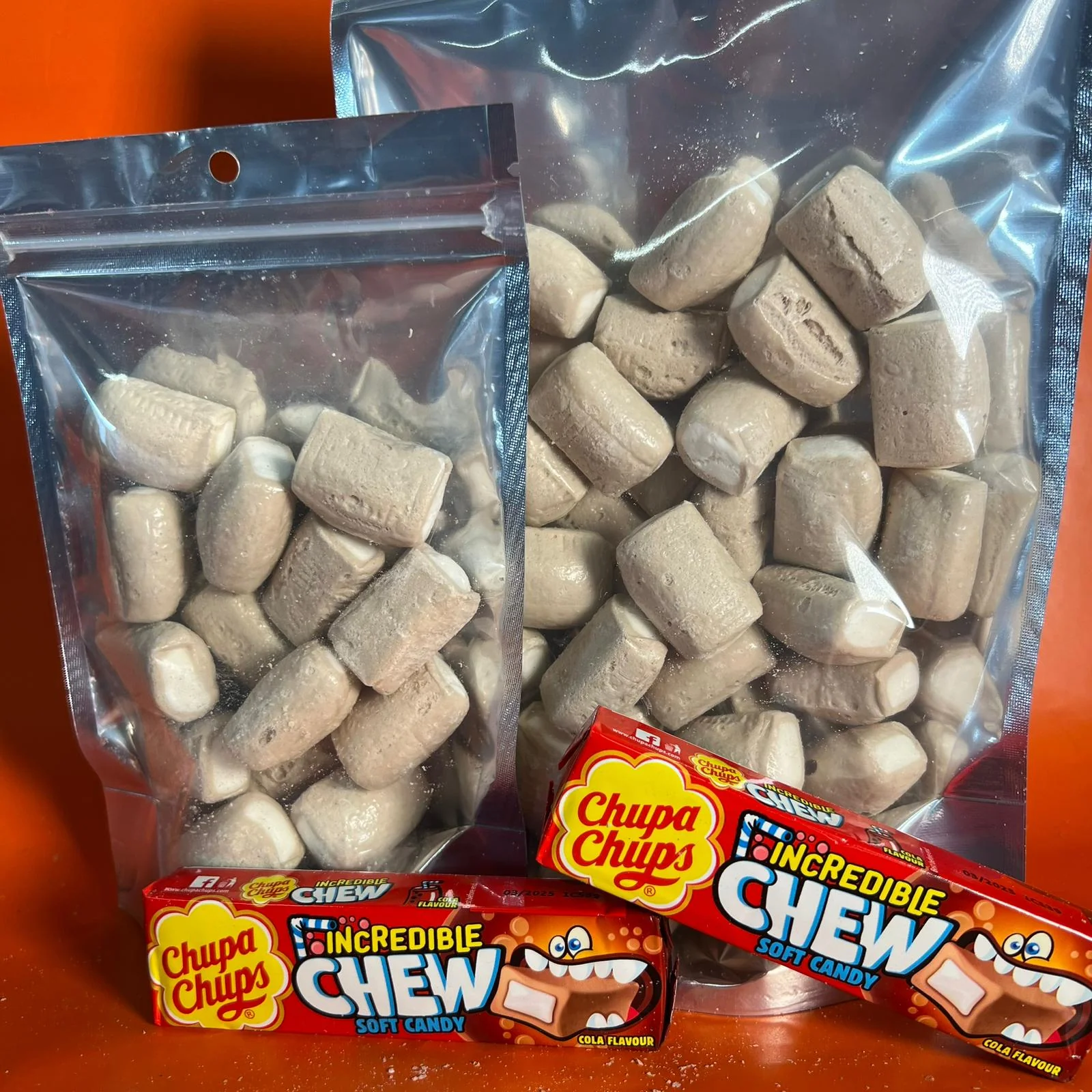 Chupa Chups Cola Chews 6 Pieces - Freeze Dried Sweets | Gluten-Free - Image 2