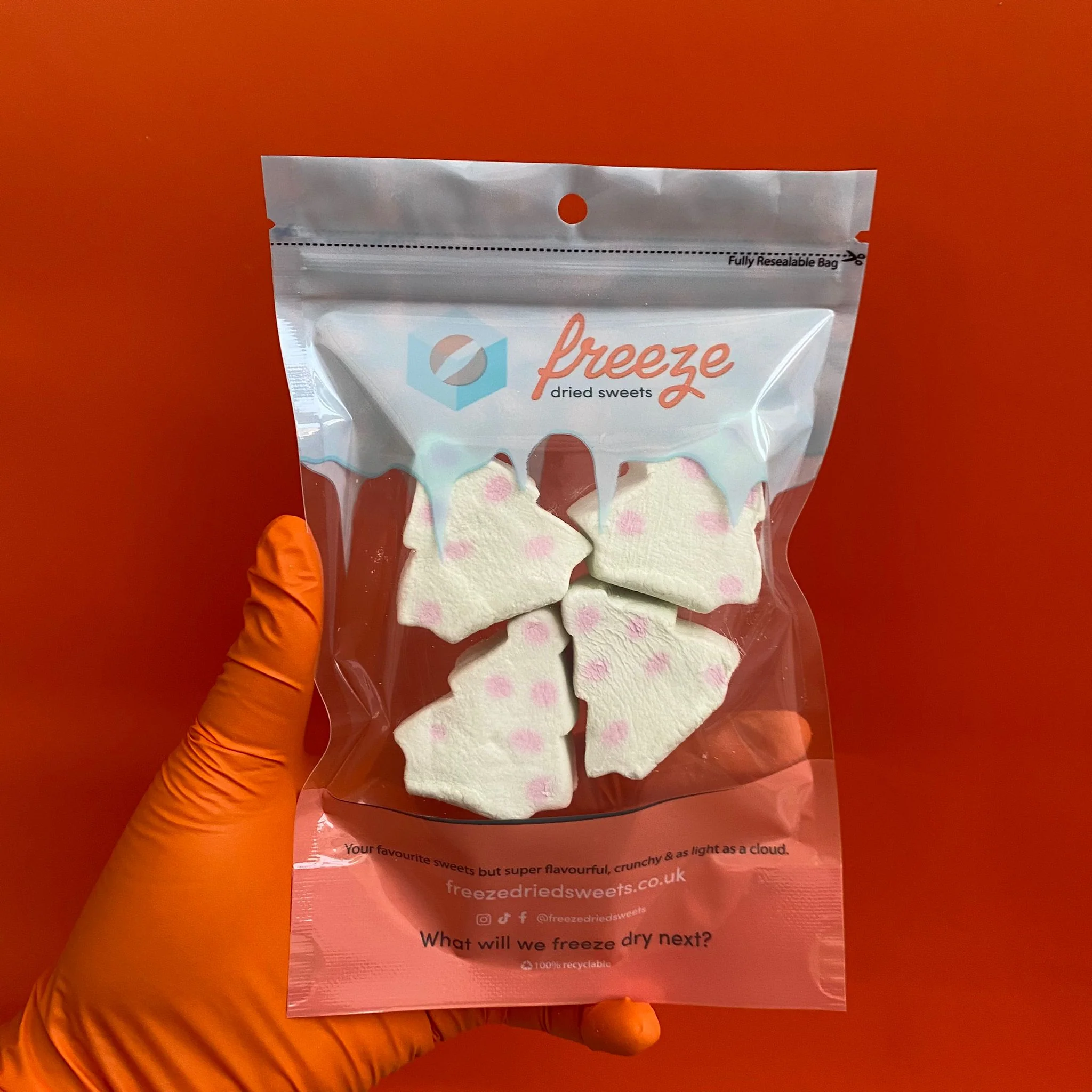 Festive Christmas Tree Marshmallows 4 Pieces - Freeze Dried Sweets | Gluten Free and Dairy Free - Image 3