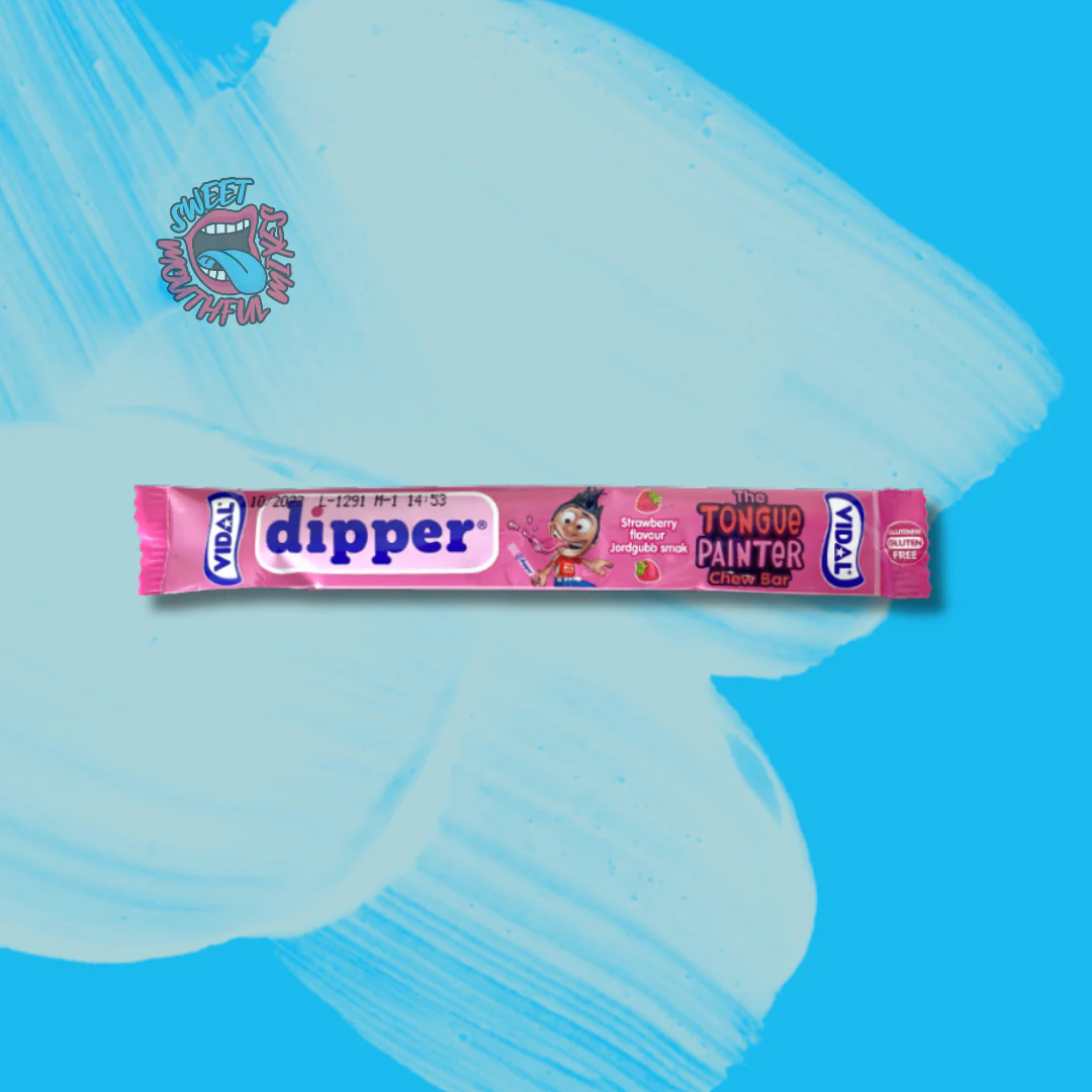 Vidal Dipper Tonge Painter Chew Bar Strawberry