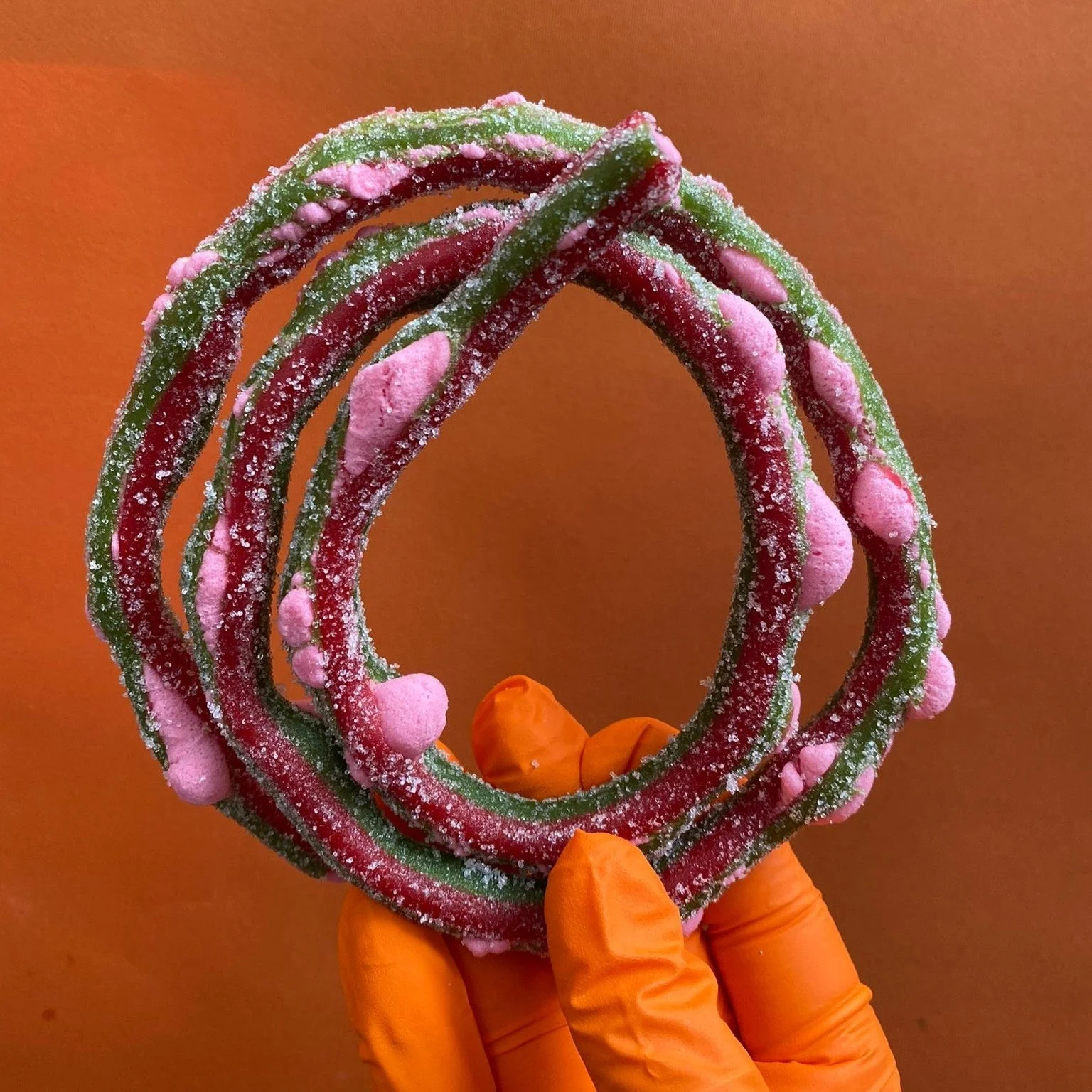 Giant Watermelon Rope 1 Piece - Freeze Dried Sweets