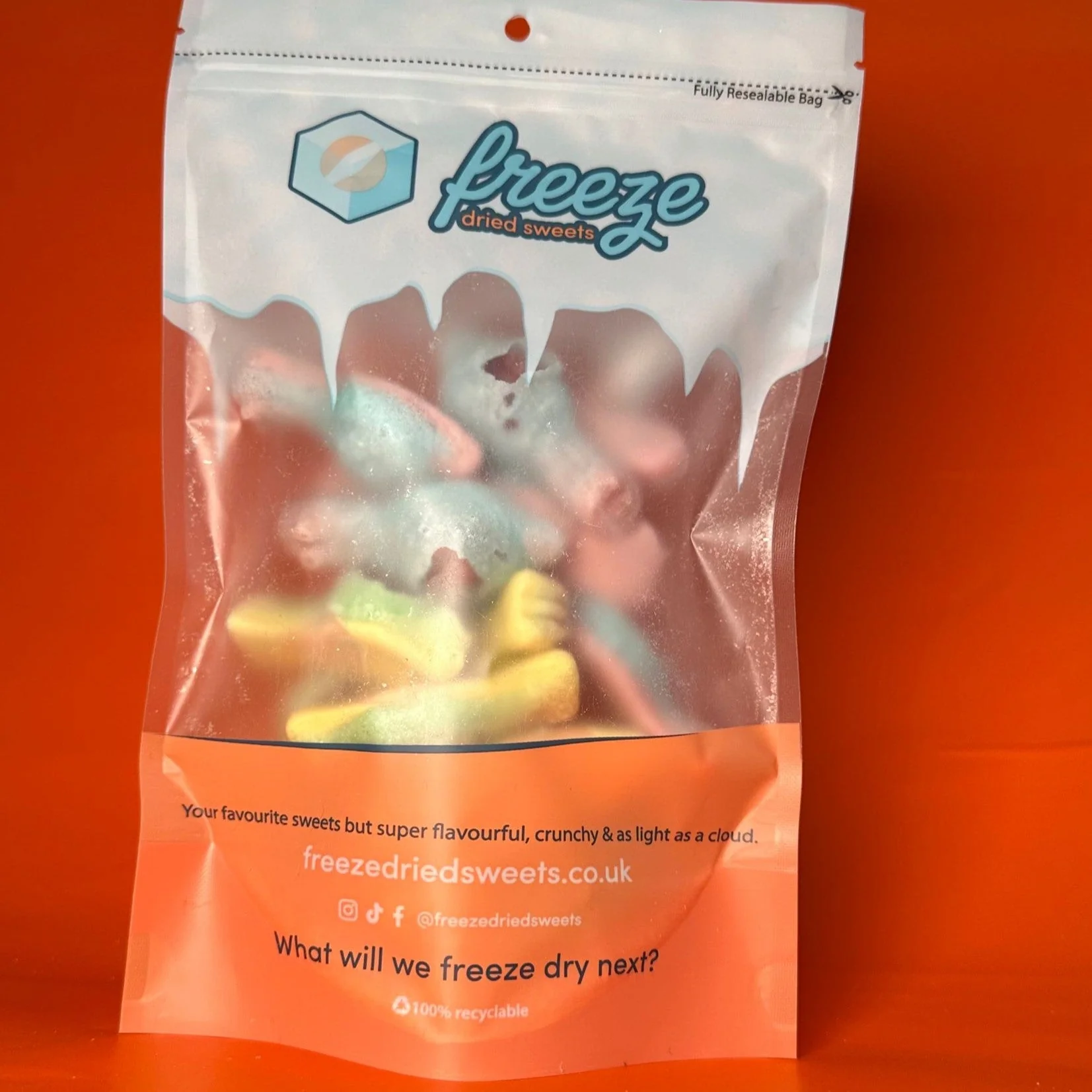 Jelly Filled Snails 4 Pieces - Freeze Dried Sweets | Gluten Free - Image 3
