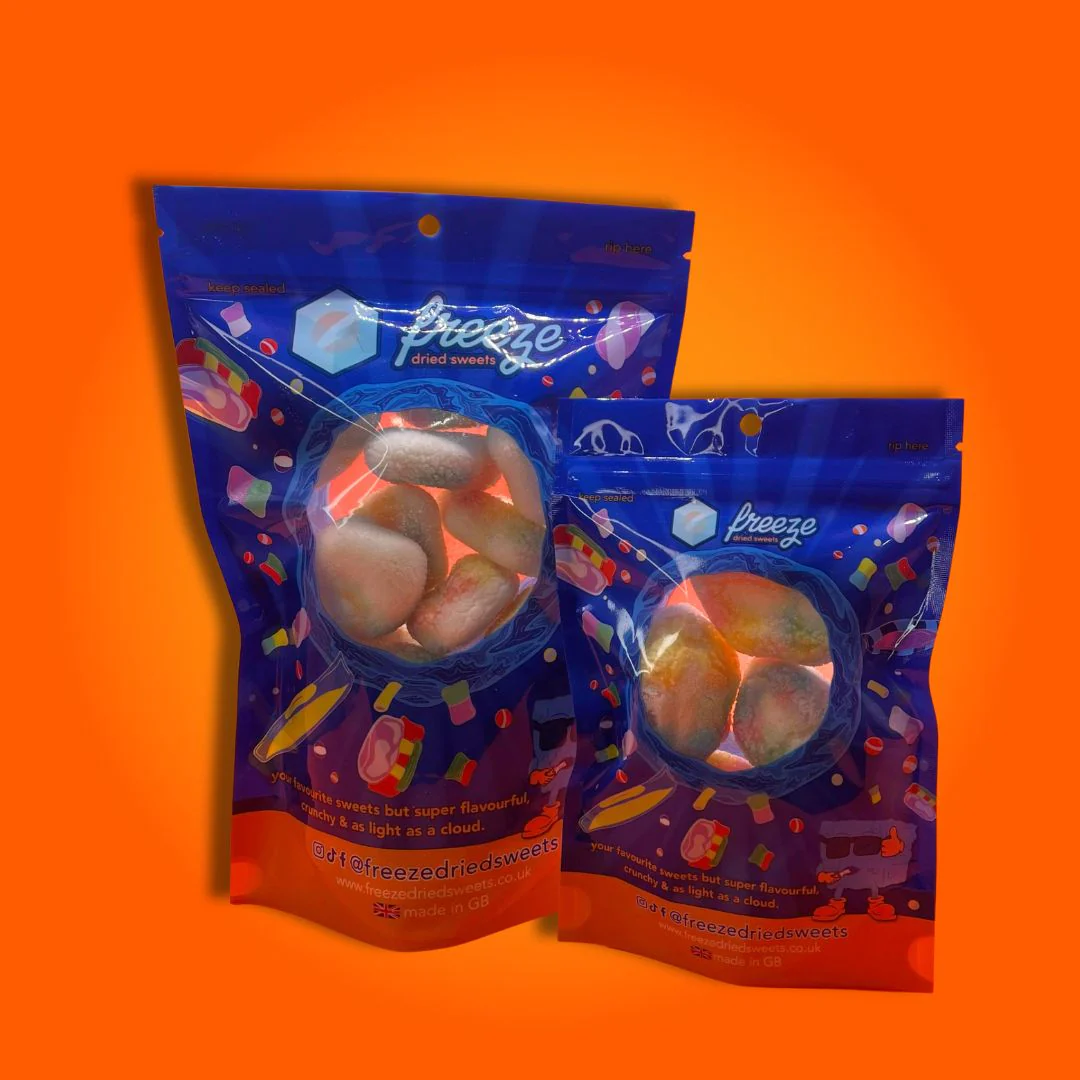 Multicolour Sour Lips 25g - Freeze Dried Sweets | Halal, Vegan, Gluten-free - Image 2