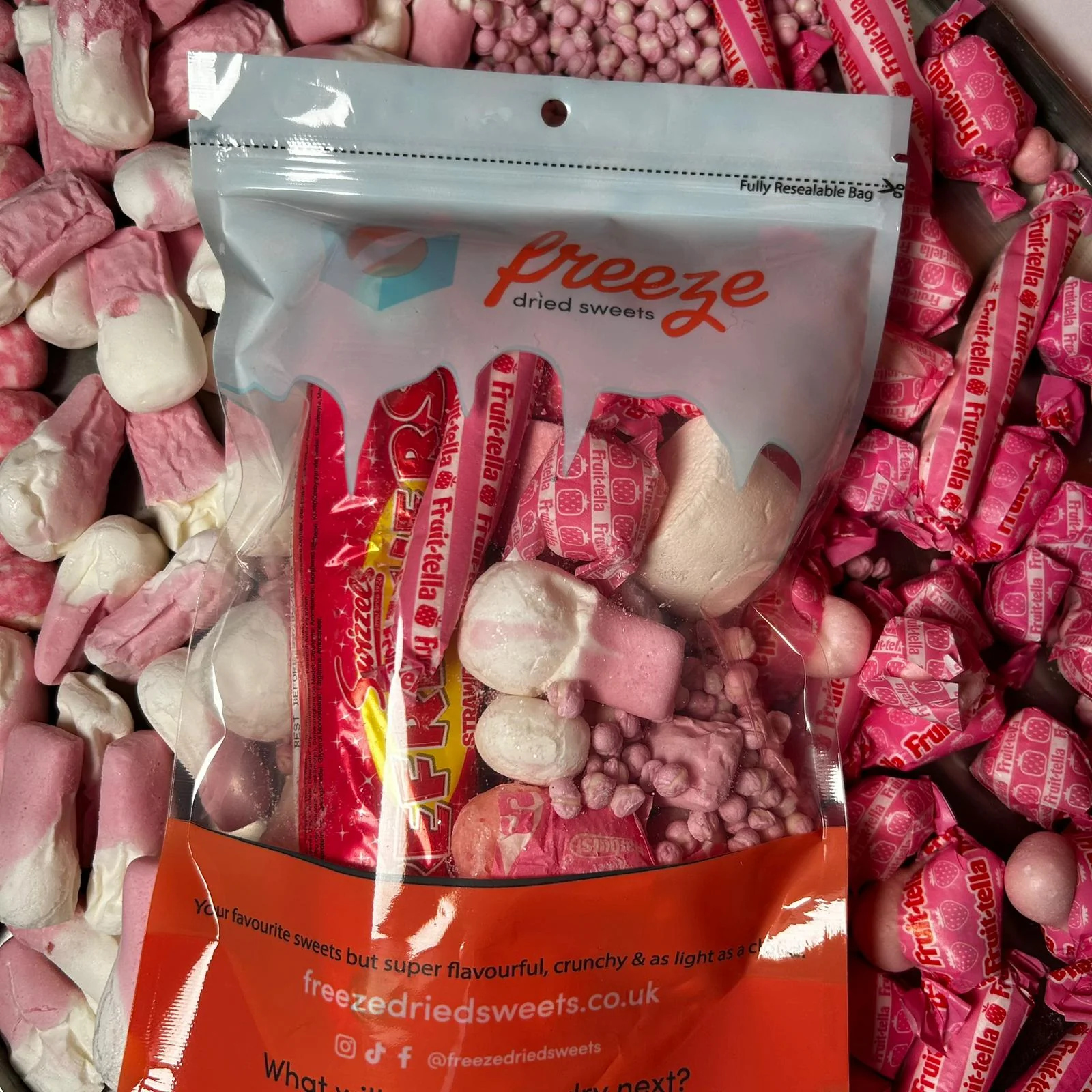 Mystery Pink Mix 125g - Freeze Dried Sweets - Image 4