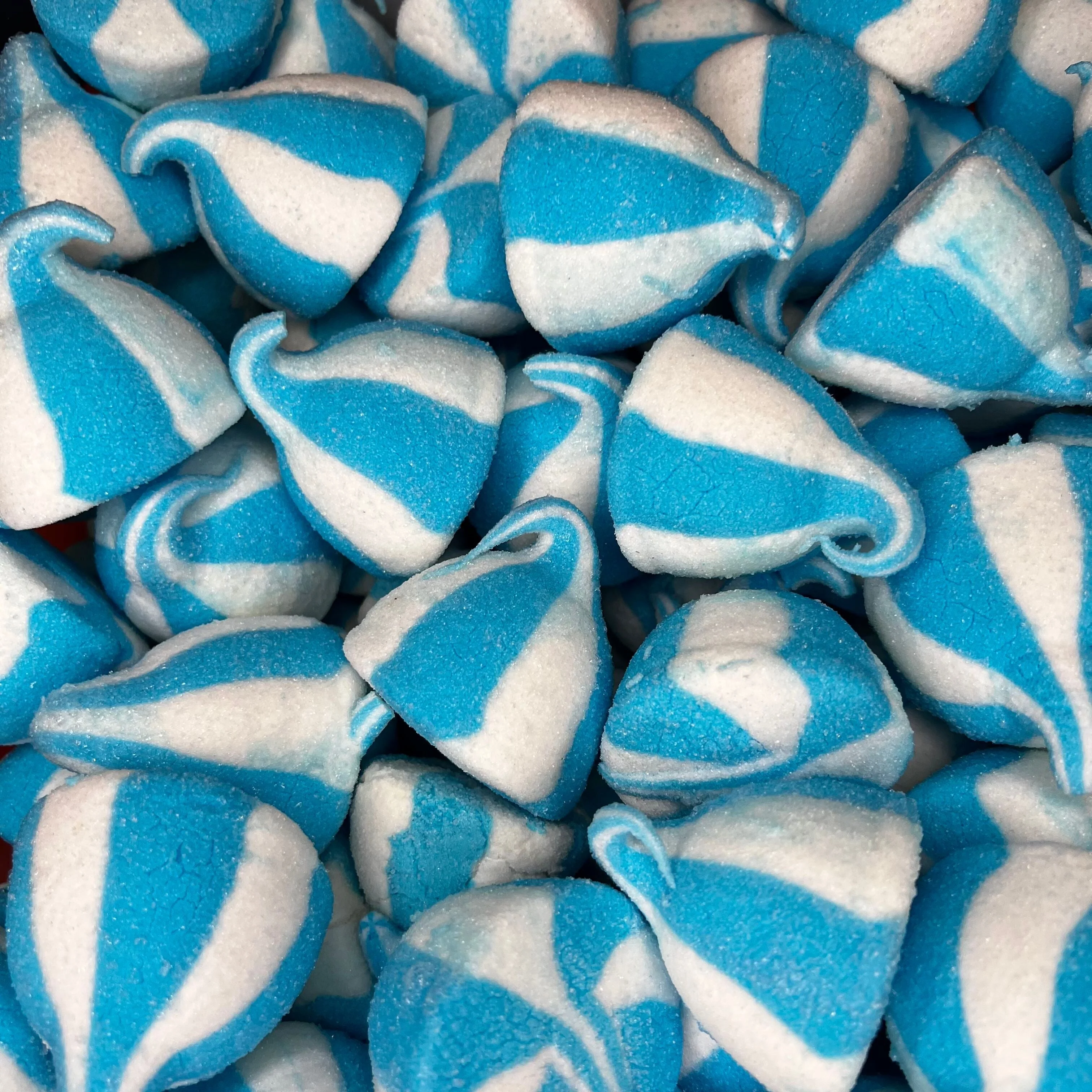 Raspberry Twist Whips - Freeze Dried Sweets