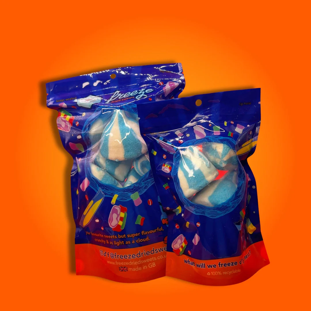 Raspberry Twist Whips - Freeze Dried Sweets - Image 2