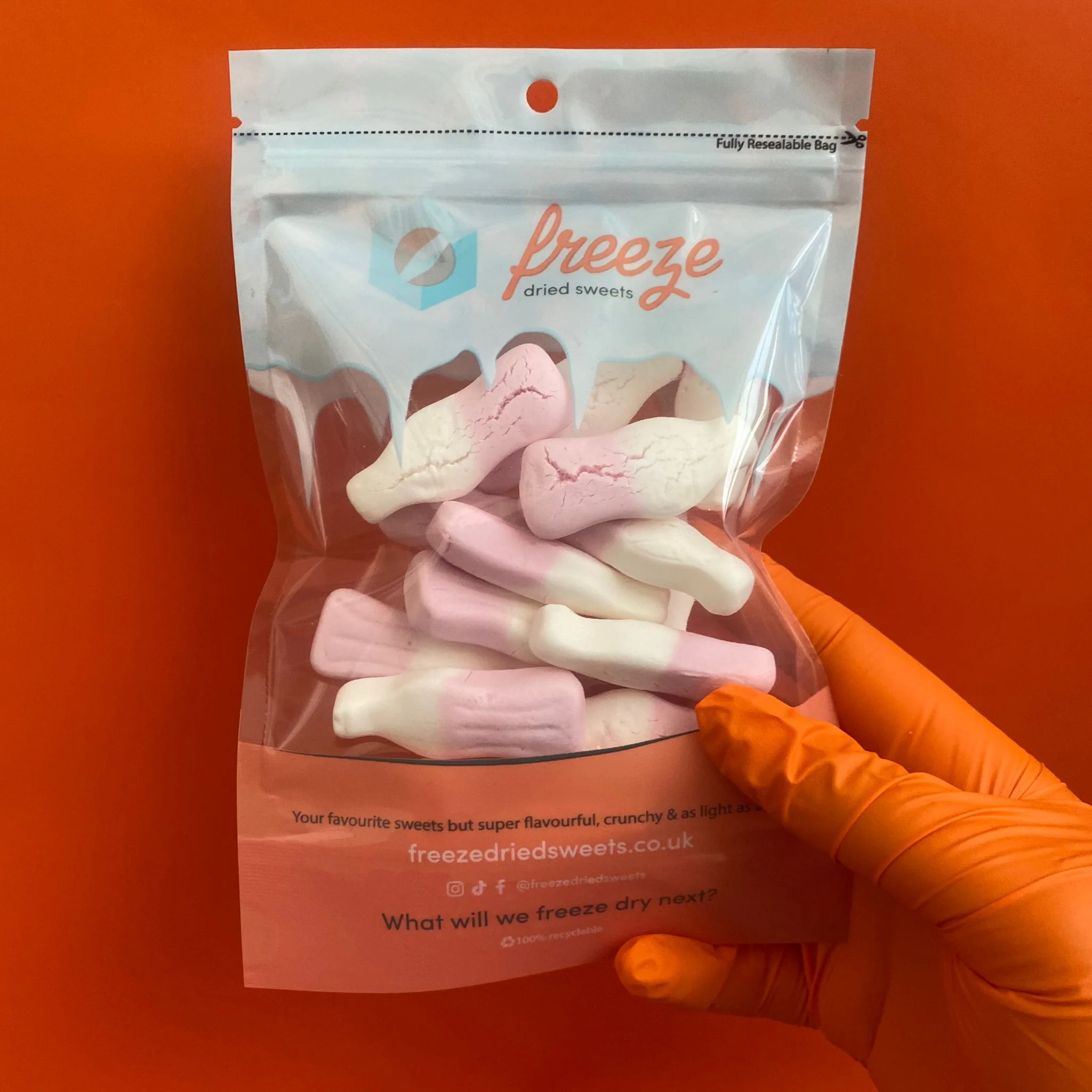 Strawberry Milkshake 50g - Freeze Dried Sweets - Gluten Free & Dairy Free - Image 3