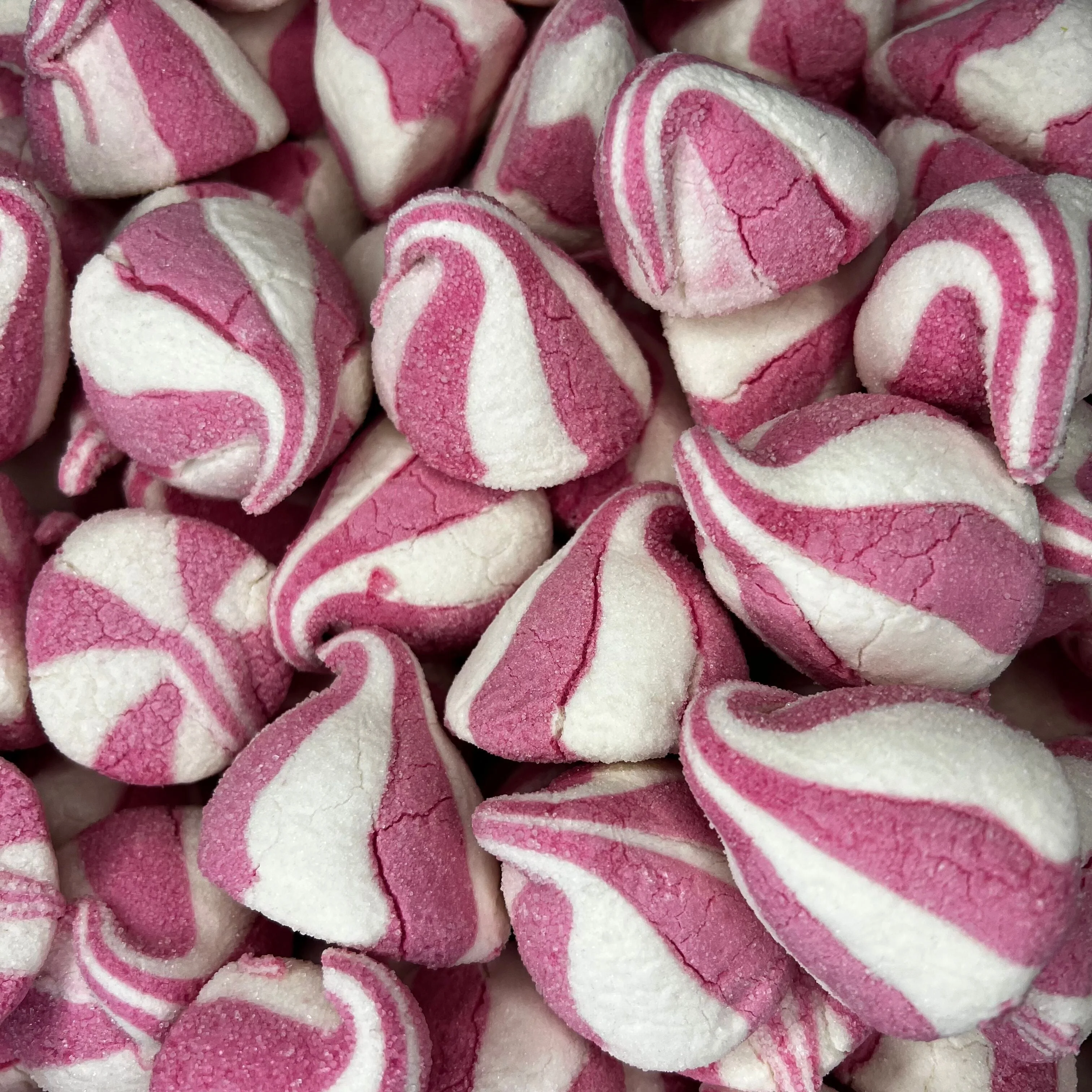 Strawberry Twist Whips - Freeze Dried Sweets