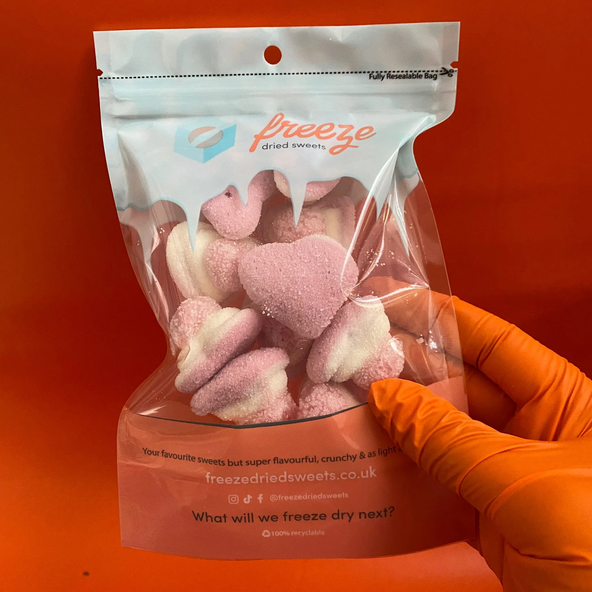 Triple Hearts 10 Pieces - Freeze Dried Sweets | Gluten Free - Image 3