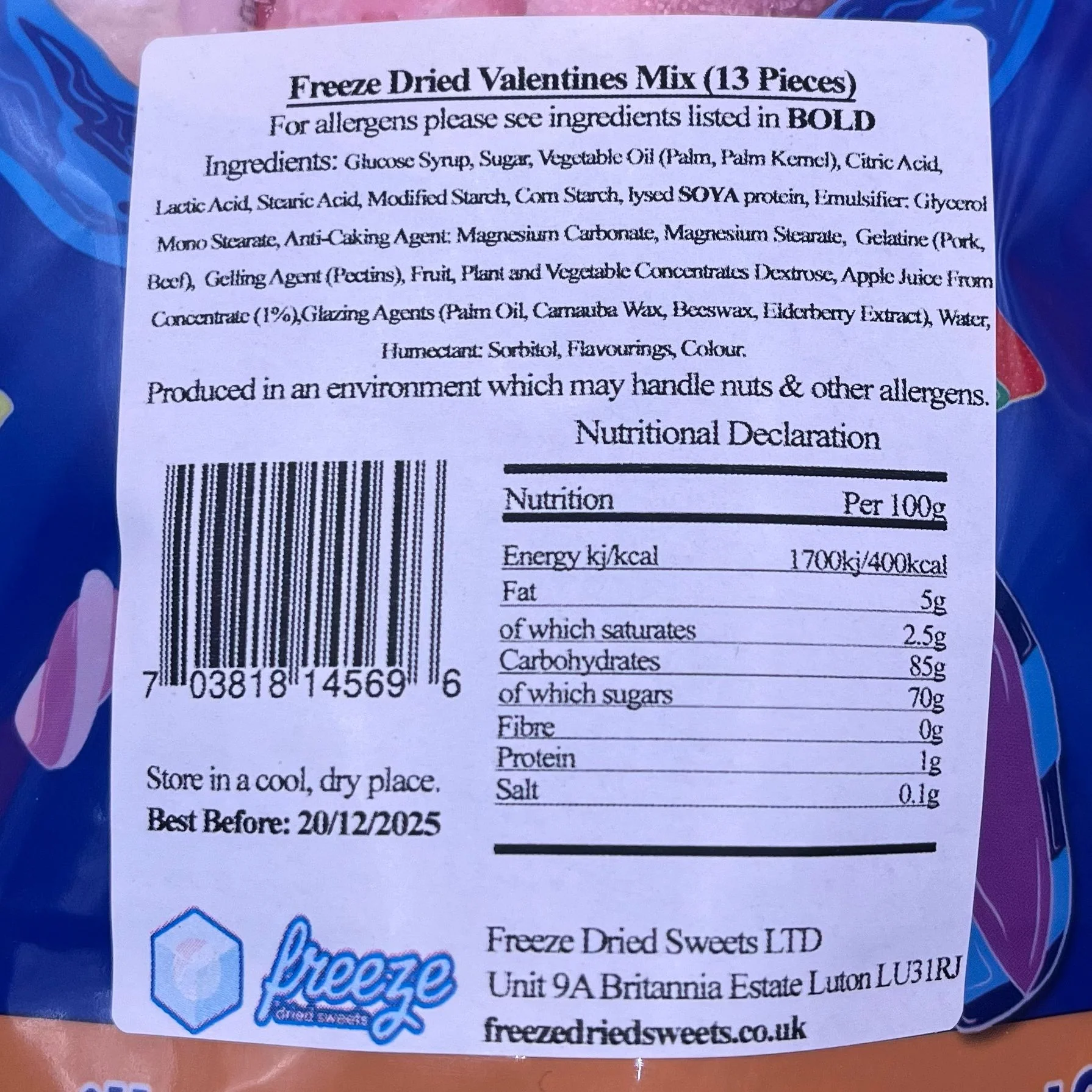 Valentines Treats Mix - Freeze Dried Sweets - Image 3